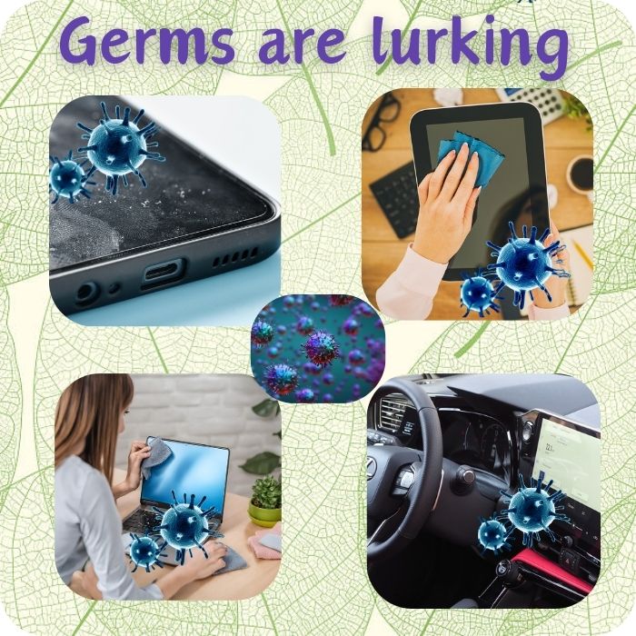 Germs on iphones